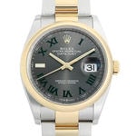 デイトジャスト36　素材　スレート　オイスター（3列リンク）