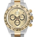 コスモグラフデイトナ　素材　ゴールデン　オイスター（3列リンク）