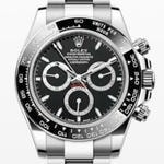 コスモグラフデイトナ　素材　ブラック　オイスター（3列リンク）