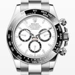 コスモグラフデイトナ　素材　ホワイト　オイスター（3列リンク）