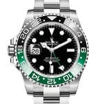 GMTマスターⅡ　素材　ブラック　オイスター（3列リンク）