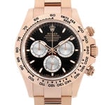 コスモグラフデイトナ　素材　ブライトチョコレートとブラック　オイスター（3列リンク）