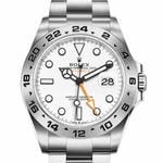 エクスプローラーⅡ　素材　ホワイト　オイスター（3列リンク）