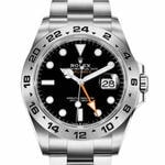 エクスプローラーⅡ　素材　ブラック　オイスター（3列リンク）