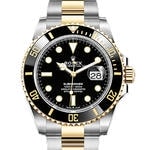 サブマリーナー　素材　ブラック　オイスター（3列リンク）