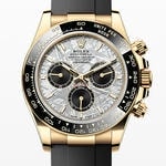 コスモグラフデイトナ　素材　ターコイズブルーとブラック　オイスターフレックス