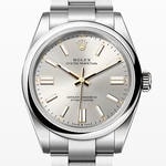 オイスターパーペチュアル41　素材　シルバー　オイスター（3列リンク）