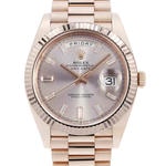 デイデイト40　素材　ダイヤモンド入りサンダスト　プレジデント、半円型リンク（3列）