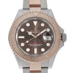 ヨットマスター40　素材　チョコレート　オイスター（3列リンク）