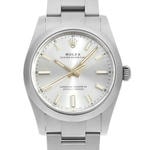 オイスターパーペチュアル34　素材　シルバー　オイスター（3列リンク）