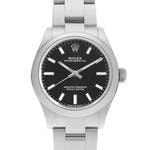 オイスターパーペチュアル31　素材　ブラック　オイスター（3列リンク）