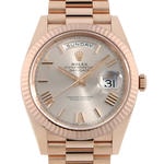 デイデイト40　素材　サンダスト　プレジデント、半円型リンク（3列）