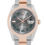 デイトジャスト36　素材　スレート　オイスター（3列リンク）