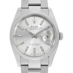 デイトジャスト36　素材　シルバー　オイスター（3列リンク）