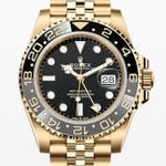 GMTマスターⅡ　素材　ブラック　ジュビリー、5列リンク