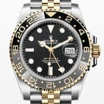 GMTマスターⅡ　素材　ブラック　ジュビリー、5列リンク