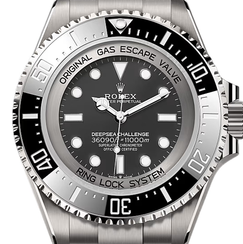 ディープシー　素材　インテンスブラック　オイスター（3列リンク）