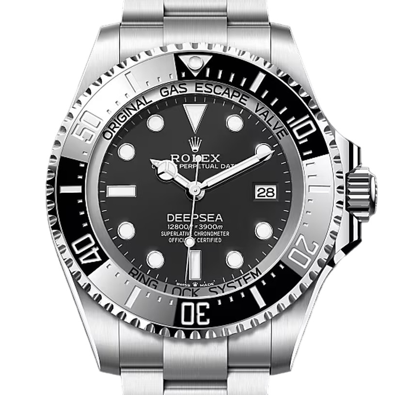 ディープシー　素材　インテンスブラック　オイスター（3列リンク）