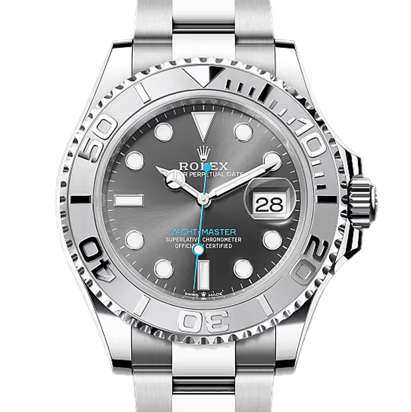 ヨットマスター40　素材　スレート　オイスター（3列リンク）