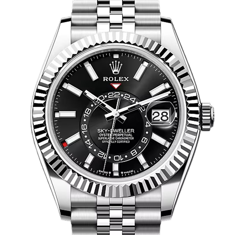 スカイドゥエラー　素材　ブライトブラック　ジュビリー、5列リンク