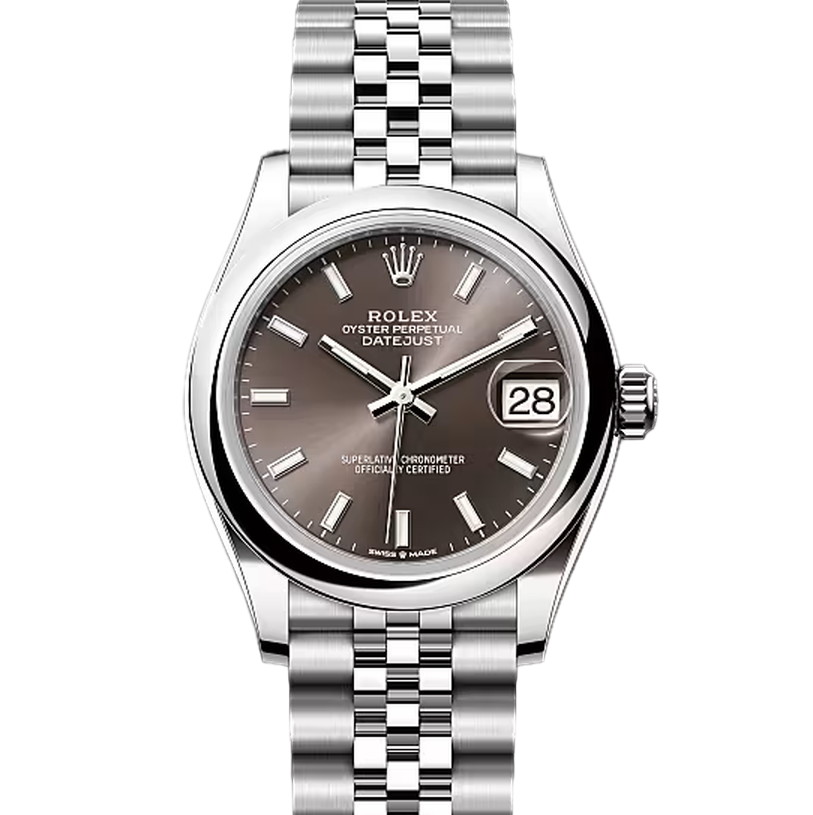 デイトジャスト31　素材　ダークグレー　ジュビリー、5列リンク