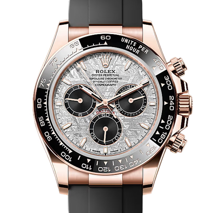 コスモグラフデイトナ　素材　メテオライト＆ブラック　オイスターフレックス