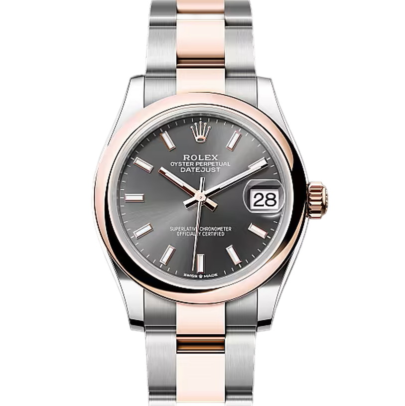 デイトジャスト31　素材　スレート　オイスター（3列リンク）