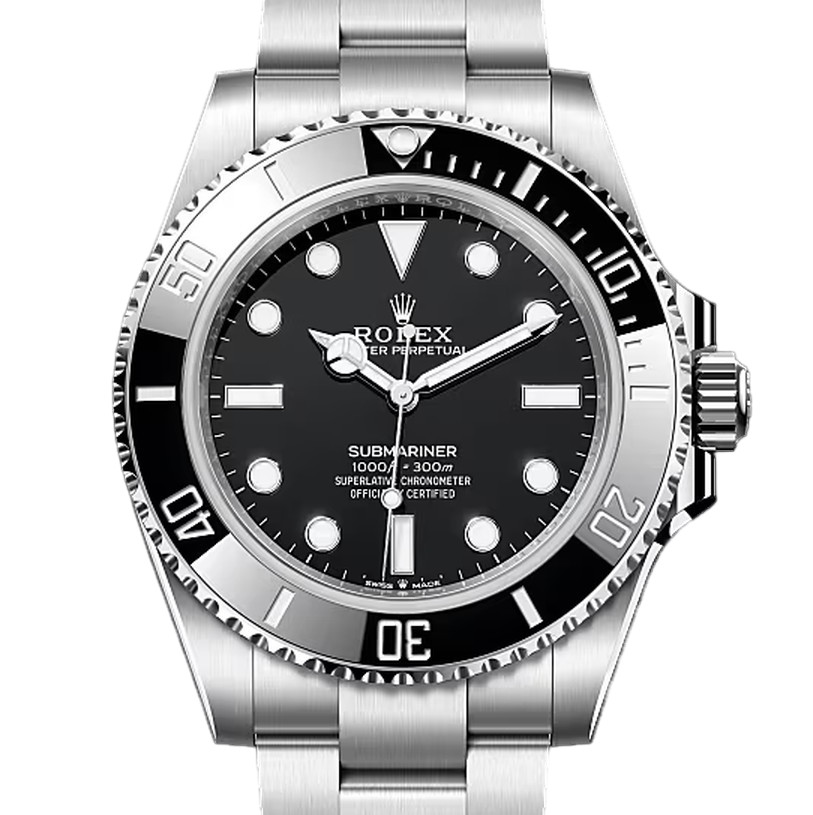 サブマリーナー　素材　ブラック　オイスター（3列リンク）