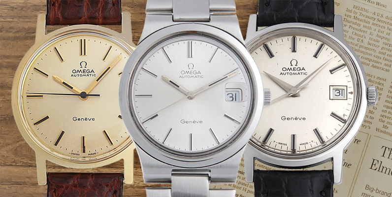 OMEGA ジュネーブ Cal.1012  自動巻  デイト シルバー 超美品