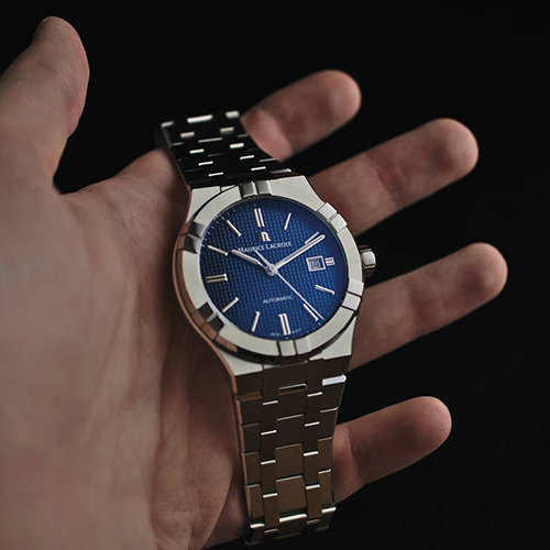 アイコン 39mm ブラック 黒 機械式腕時計 ラグスポ 時計 腕時計 