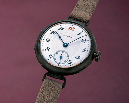 初の国産腕時計「ローレル」