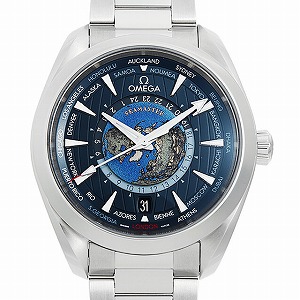 シーマスター アクアテラ 150M コーアクシャル マスタークロノメーター GMT ワールドタイマー 43MM 220.10.43.22.03.001