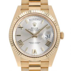 ロレックス デイデイト40 228238 シルバー ローマ