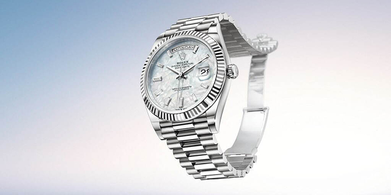 ロレックス デイデイト 天然鉱石