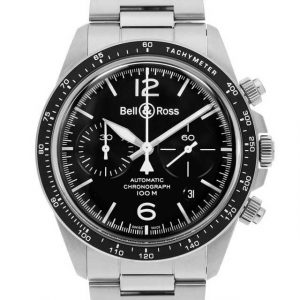 ベル＆ロス ブラックスティール BRV294-BL-ST/SST
