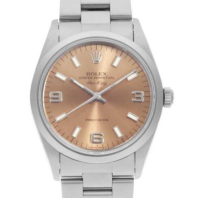 ロレックス エアキング 14000 ピンク 369ホワイトバー
