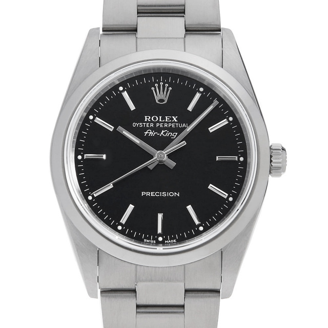 ロレックス エアキング 14000 ブラック バー