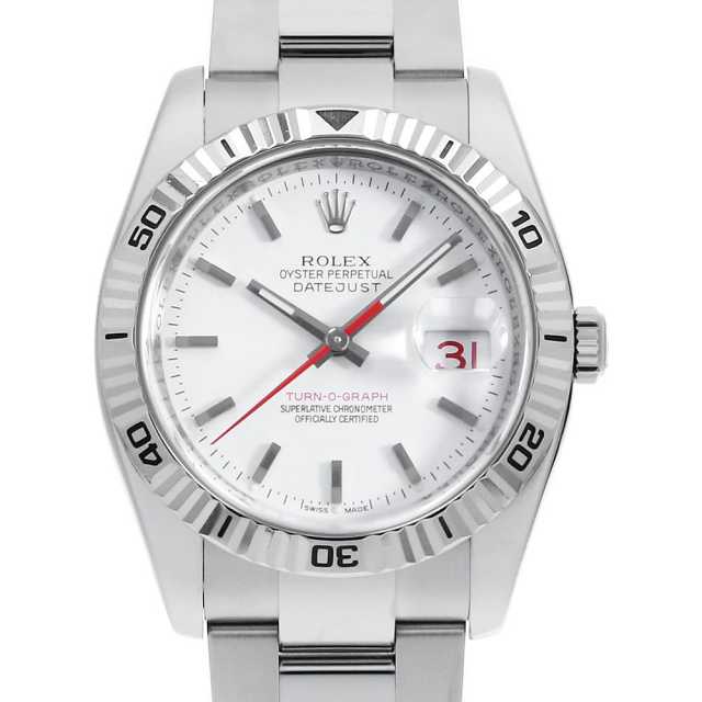 ロレックス ターノグラフ 116264 ホワイト 3列 オイスターブレス