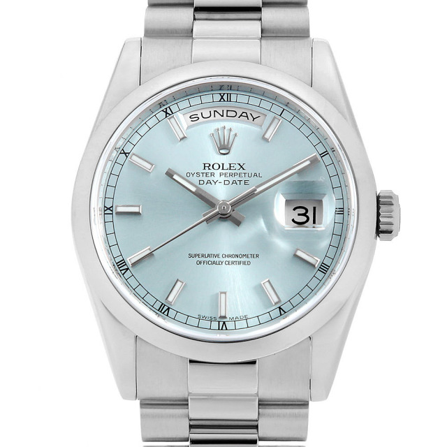 ロレックス デイデイト 118206 アイスブルー