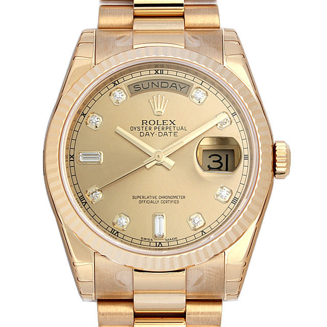 ロレックス デイデイト 118238A シャンパン