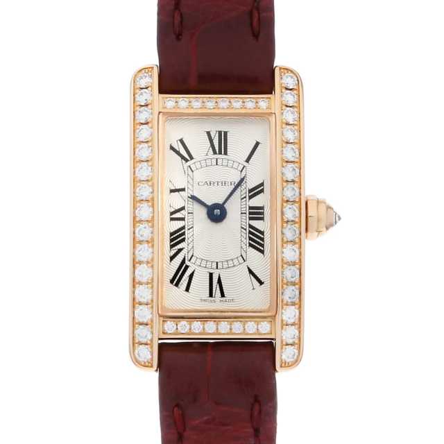 カルティエ ミニタンクアメリカン WB710014 レディース