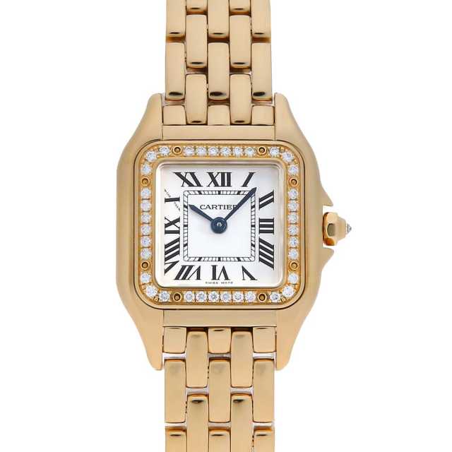 カルティエ パンテール ドゥ カルティエ SM ベゼルダイヤ WJPN0015