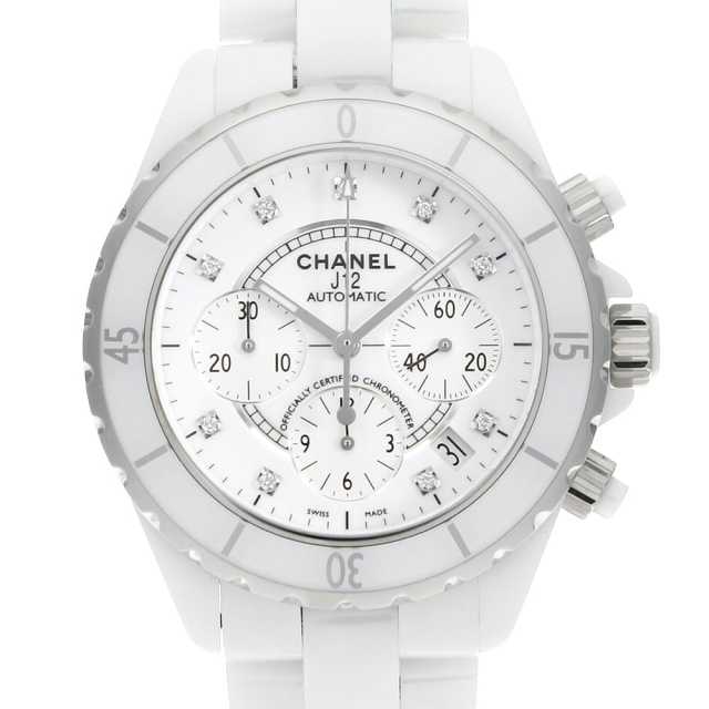 シャネル J12 クロノグラフ 9Pダイヤ H2009