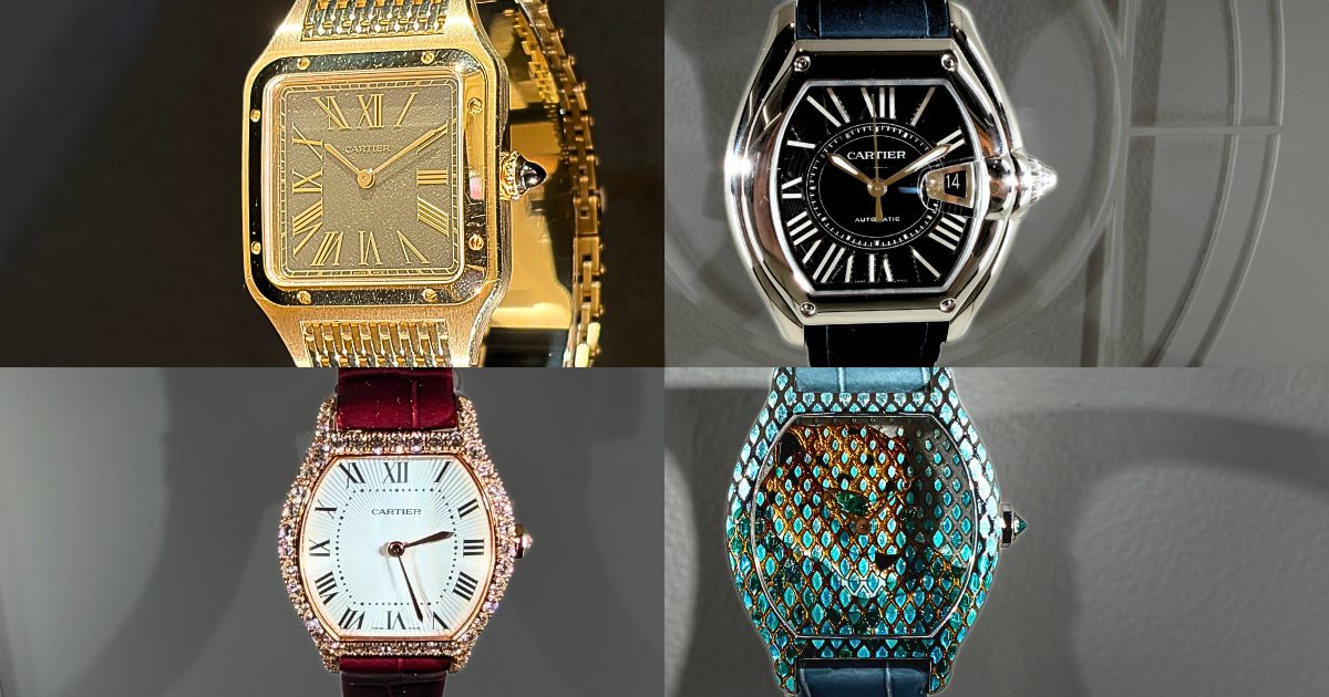 サントス デュモンRef.CRWGSA0123トーチュパンテール メティエダール ウォッチ Ref.CRHPI01811トーチュRef.CRWJTO0011ロードスターRef.CRWSRD0014