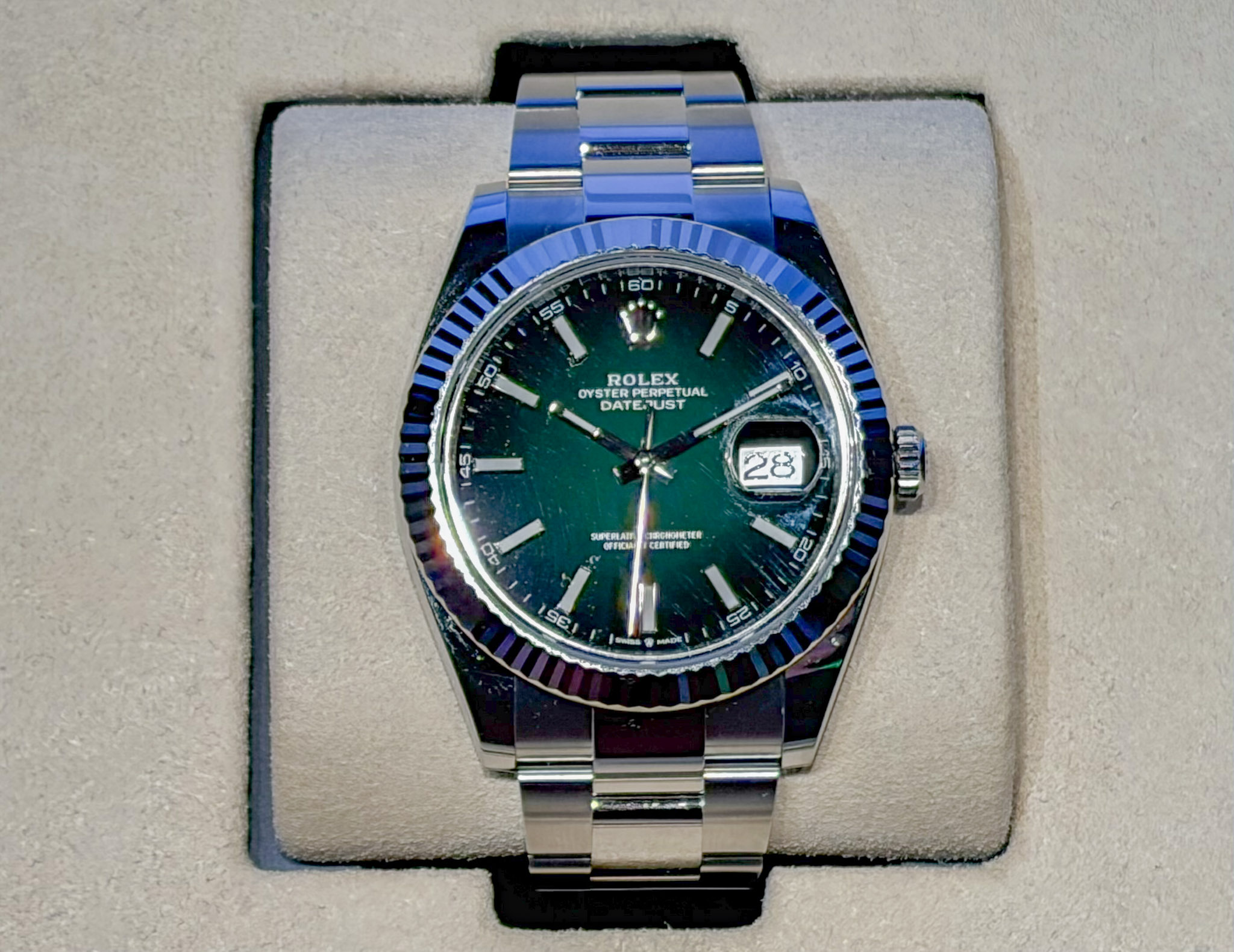 デイトジャスト41オイスタースチール＆ホワイトゴールドRef.126334