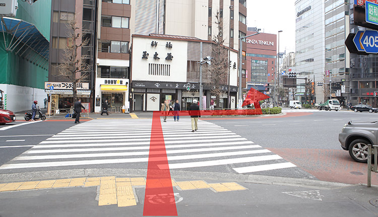 都営浅草線新橋から道順６