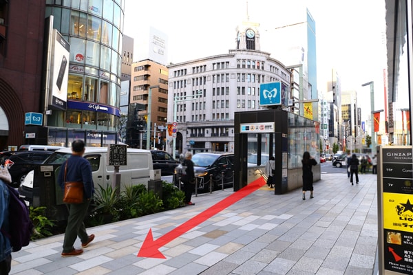 銀座線新橋から道順２