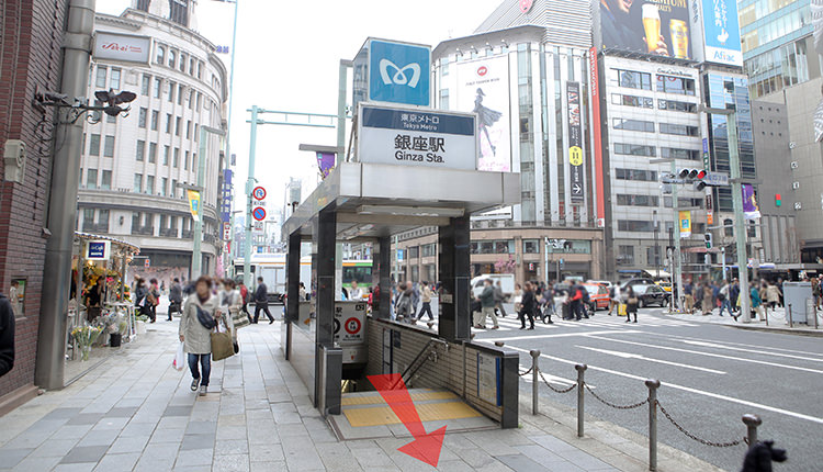 銀座線新橋から道順２