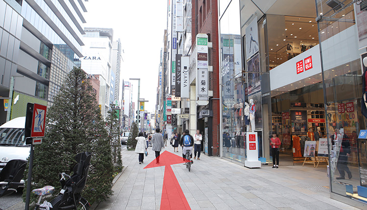 銀座線新橋から道順４