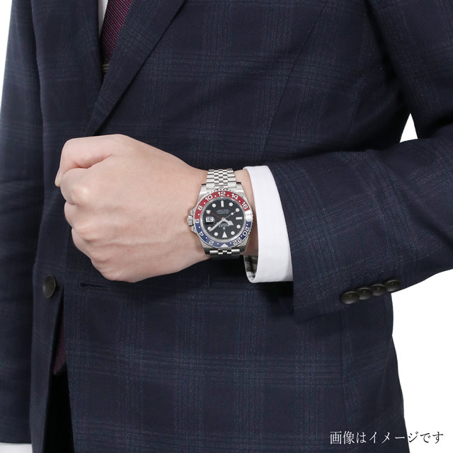 126710BLRO ROLEX（ロレックス） GMTマスターII オイスターブレス 3列 